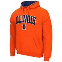 Sweat à capuche Colosseum Orange Illinois Fighting Illini Arch & Logo 3.0 pour homme