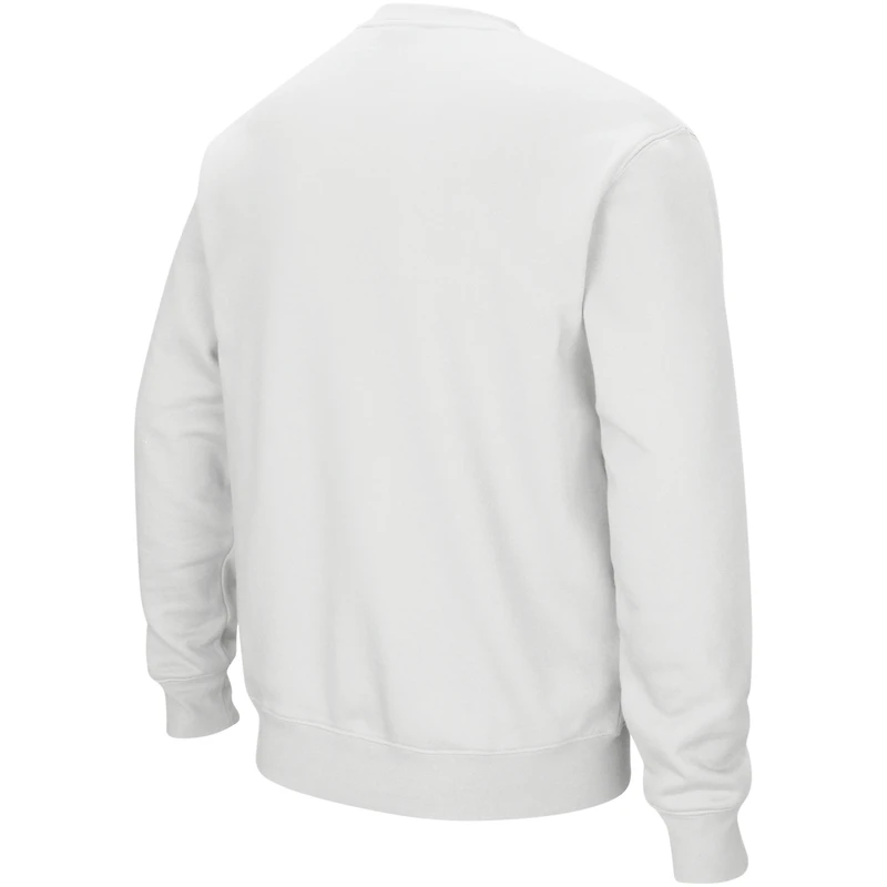 Colosseum White Illinois Fighting Illini Arch & Logo Crew Neck Sweat-shirt pour homme