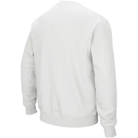 Colosseum White Illinois Fighting Illini Arch & Logo Crew Neck Sweat-shirt pour homme