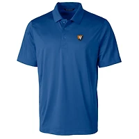 Polo extensible texturé pour homme Cutter & Buck Royal Illinois Fighting Illini avec logo de l'équipe Big Tall Prospect