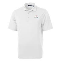 Polo recyclé Virtue Eco Pique blanc pour homme, de l'Illinois Fighting Illini, couleur grande taille
