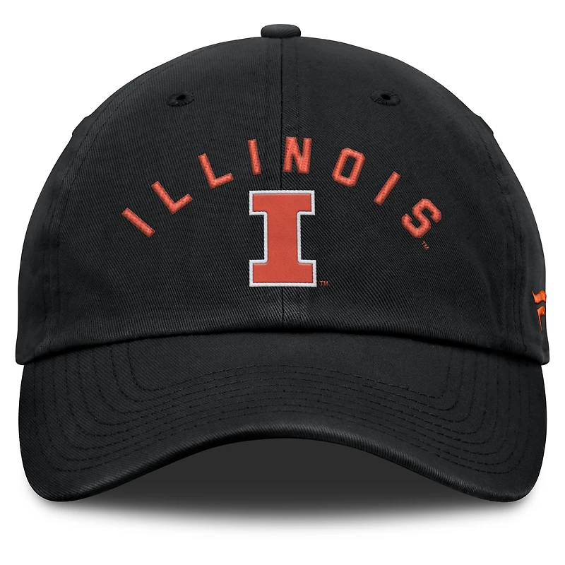 Men's Fanatics Black Illinois Fighting Illini Myth Adjustable Hat