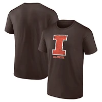 Men's Fanatics Brown Illinois Fighting Illini Express T-Shirt