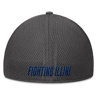 Men's Fanatics Gray Illinois Fighting Illini Clincher Flex Hat