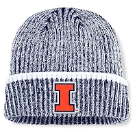 Men's Fanatics  Navy/White Illinois Fighting Illini Haze Cuffed Knit Hat