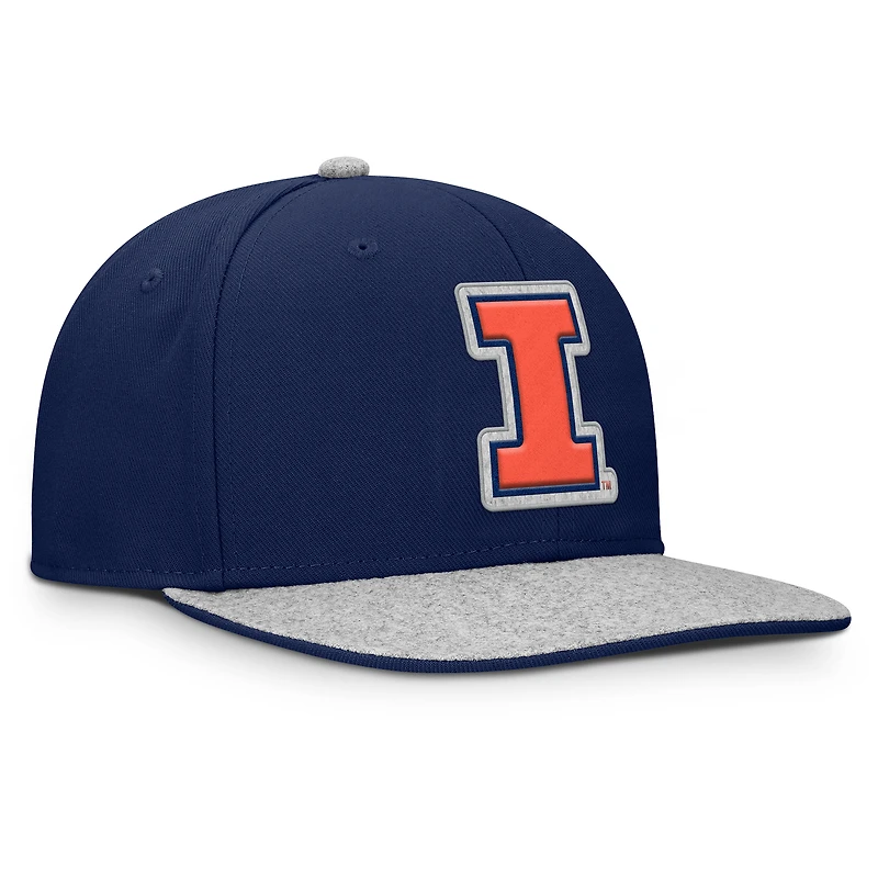 Men's Fanatics Navy Illinois Fighting Illini Loden Snapback Hat