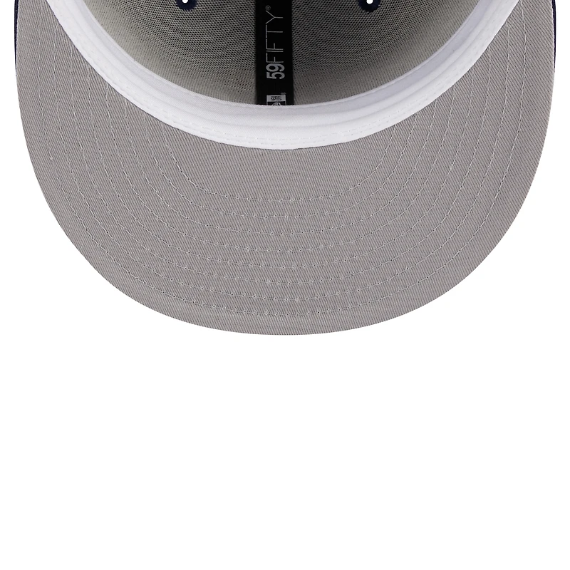 Men's New Era Navy Illinois Fighting Illini 59FIFTY Fitted Hat
