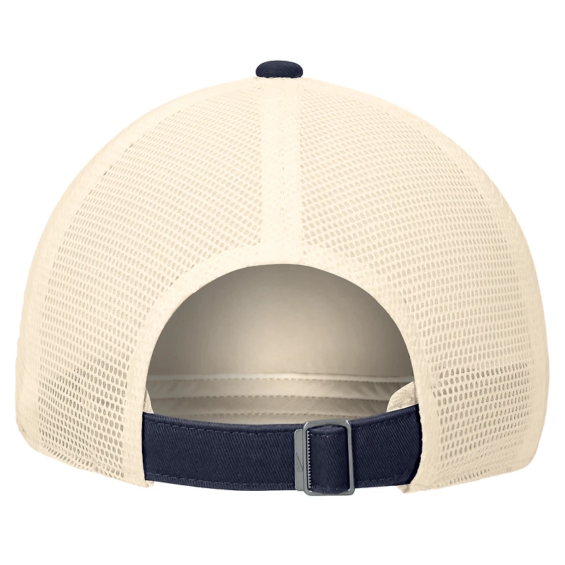 Men's Nike Natural Illinois Fighting Illini Club Trucker Adjustable Hat