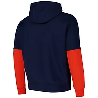 Sweat à capuche en polaire Nike Illinois Fighting Illini 2024 Sideline Club pour homme, bleu marine