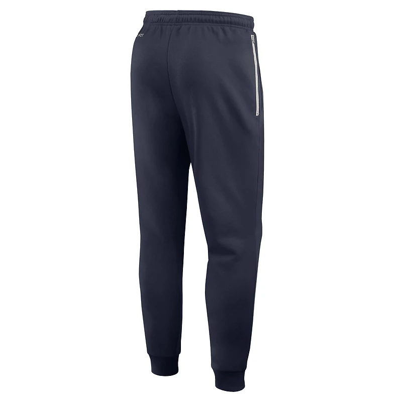Men's Nike Navy Illinois Fighting Illini 2025 Sideline Standard Issue Dri-FIT Taper Sweatpants