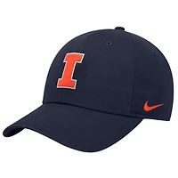 Casquette ajustable Nike bleu marine Illinois Fighting Illini 2026 Sideline Club pour homme