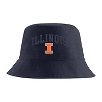Bob rayé Nike Apex bleu marine pour homme, Illinois Fighting Illini