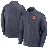 Men's Nike Navy Illinois Fighting Illini Coaches Dri-FIT Half-Zip Pullover