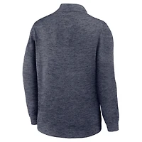 Men's Nike Navy Illinois Fighting Illini Coaches Dri-FIT Half-Zip Pullover
