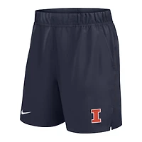 Short Nike Performance Victory bleu marine pour homme des Fighting Illini de l'Illinois