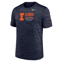 Men's Nike Navy Illinois Fighting Illini Velocity Dri-FIT T-Shirt