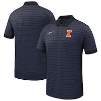 Men's Nike White Illinois Fighting Illini Victory Stripe Dri-FIT Polo