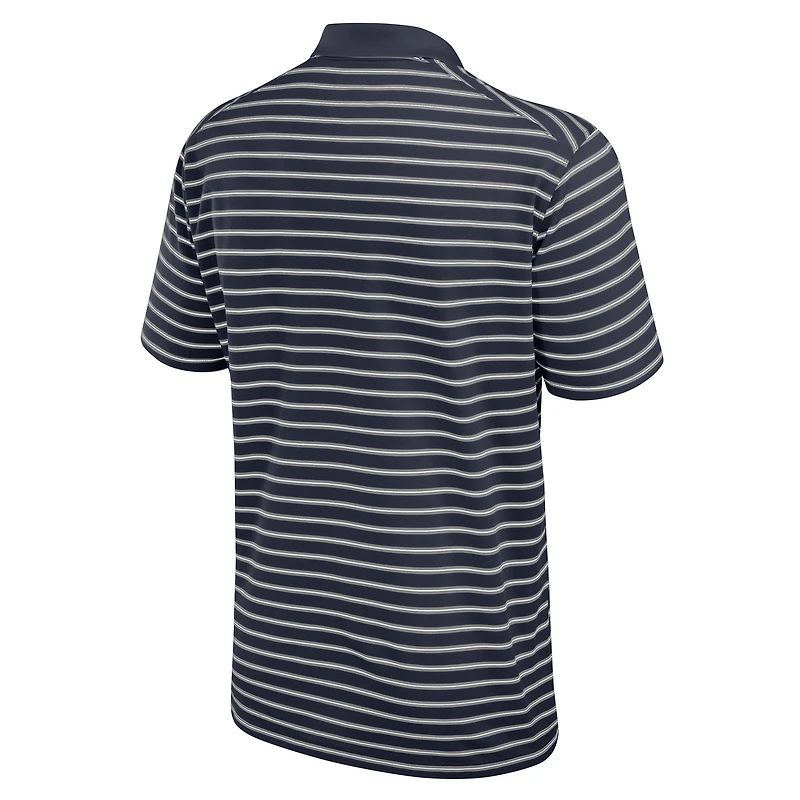 Polo Nike bleu marine Illinois Fighting Illini Victory Stripe Performance pour homme