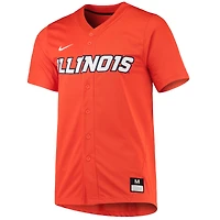 Men's Nike Orange Illinois Fighting Illini Replica Baseball Jersey