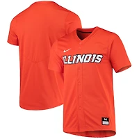 Maillot de baseball réplique Nike Illinois Fighting Illini orange pour homme