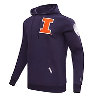 Men's Pro Standard Navy Illinois Fighting Illini Classic Pullover Hoodie