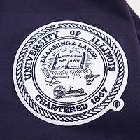 Men's Pro Standard Navy Illinois Fighting Illini Classic Pullover Hoodie