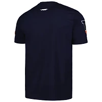 T-shirt Pro Standard Illinois Fighting Illini Classic Stacked Logo pour homme, bleu marine