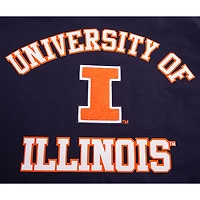T-shirt Pro Standard Illinois Fighting Illini Classic Stacked Logo pour homme, bleu marine