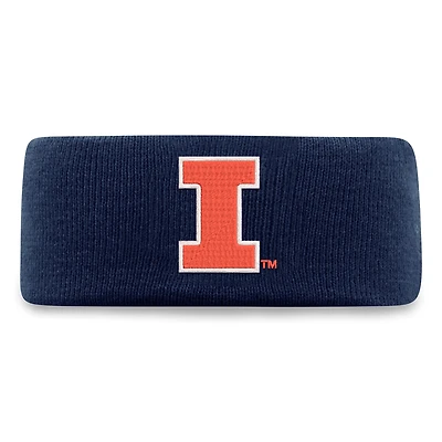 Bandeau tricoté bleu marine pour homme Top of the World des Fighting Illini de l'Illinois
