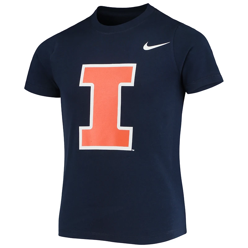 Preschool Nike Navy Illinois Fighting Illini Logo T-Shirt