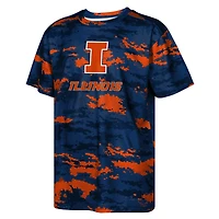 T-shirt d'entraînement des Fighting Illini de l'Illinois Navy Outerstuff pour enfants d'âge préscolaire