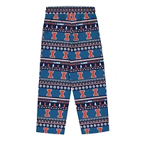 Preschool Outerstuff  Navy Illinois Fighting Illini Ugly Sweater Pajama Set