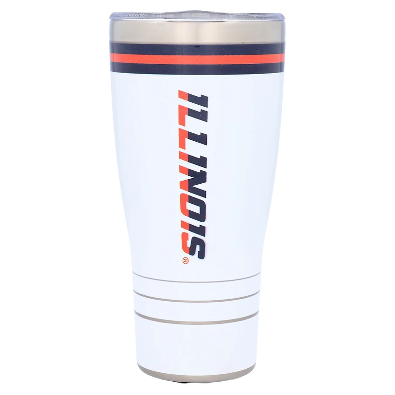 V110871 ILL Gobelet NCAA Arctique en acier inoxydable de 30 oz CUPTUMTRV