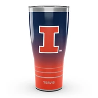 Tervis Illinois Combattant Illini 30oz. Gobelet en acier inoxydable ombré