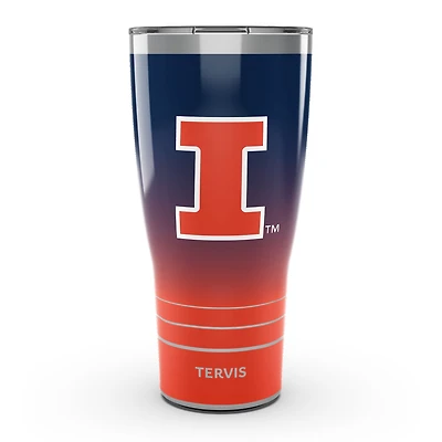 Tervis Illinois Combattant Illini 30oz. Gobelet en acier inoxydable ombré