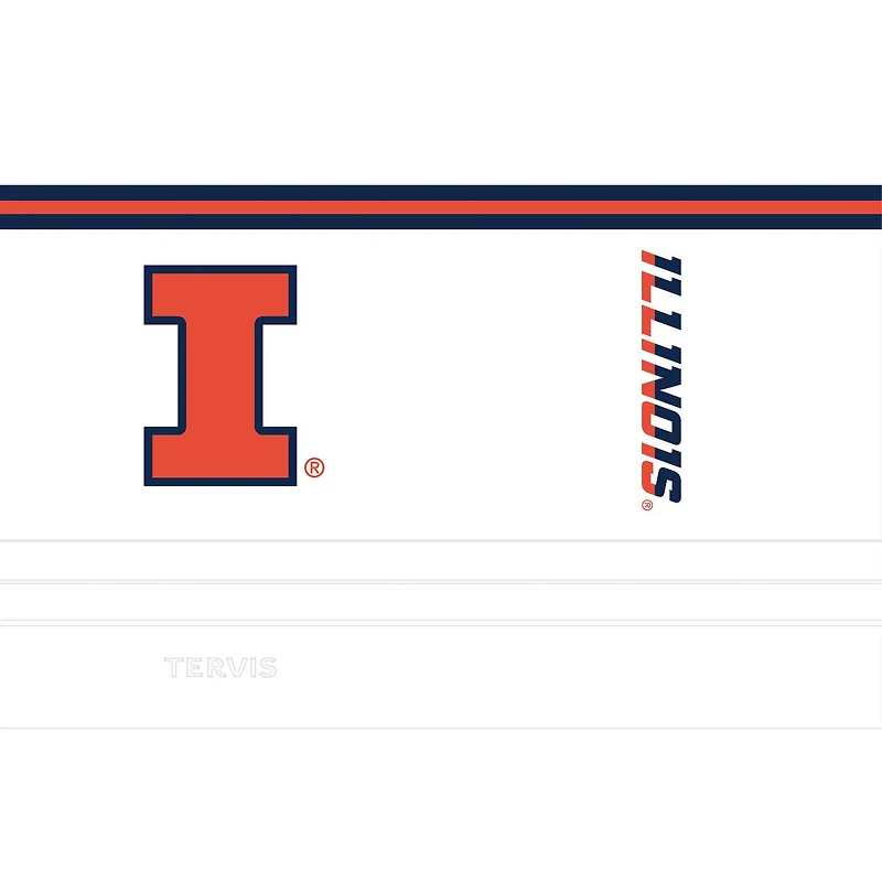 Tervis Illinois Combattant Illini Arctique 20oz. Gobelet en acier inoxydable