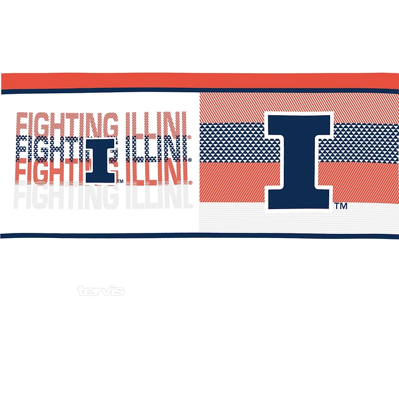Tervis Illinois Fighting Illini Lot de quatre 16 oz. Ensemble de gobelets classiques