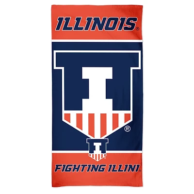 WinCraft Illinois Fighting Illini 30'' x 60'' Spectra Beach Towel