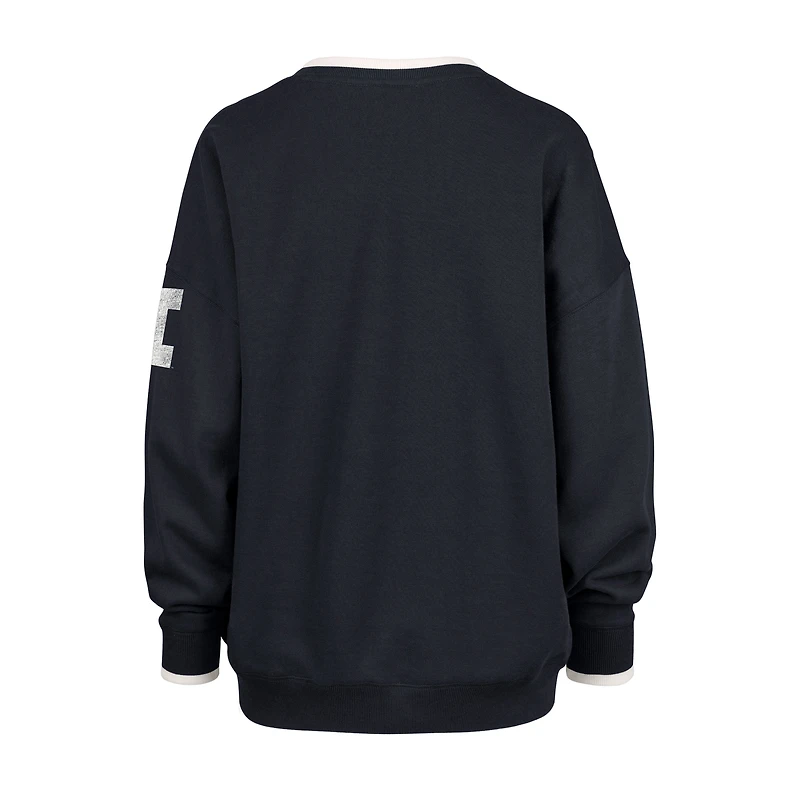 Sweat-shirt à col en V pour femme '47 Navy Illinois Fighting Illini Clubhouse Daze Eighty