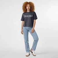 Women's Champion Navy Illinois Fighting Illini Home Wordmark T-Shirt