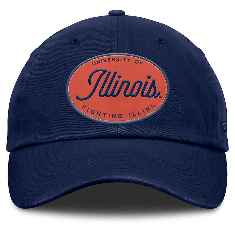 Casquette ajustable Candid bleu marine pour femmes Fanatics Illinois Fighting Illini