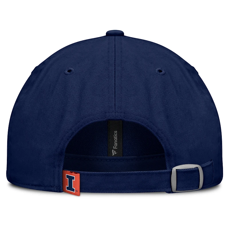 Casquette ajustable Candid bleu marine pour femmes Fanatics Illinois Fighting Illini