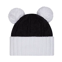 Women's New Era  Navy Illinois Fighting Illini Tonal Cuffed Knit Hat with Double Poms