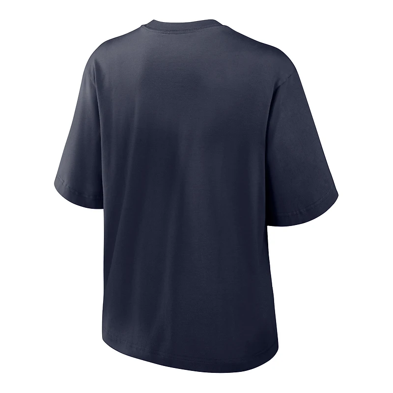 Women's Nike Navy Illinois Fighting Illini Boxy T-Shirt