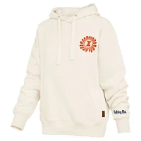 Women's Pressbox  Cream Illinois Fighting Illini Elena Janise Hoodie