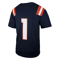 Maillot de match Nike #1 bleu marine des Fighting Illini Untouchable pour jeunes