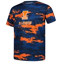 T-shirt d'entraînement bleu marine des Fighting Illini de l'Illinois pour jeunes