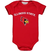 Infant Red Illinois State Redbirds Arch & Logo Bodysuit