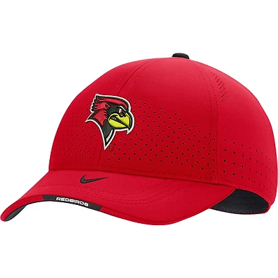 Casquette flex pour homme Illinois State Redbirds 2022 Sideline Classic99 Swoosh rouge pour homme