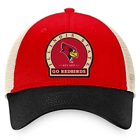 Casquette réglable Top of the World Red Illinois State Redbirds Refined Trucker pour hommes